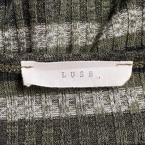 LUSH Camo Striped Thermal Henley XL - Picture 6 of 8